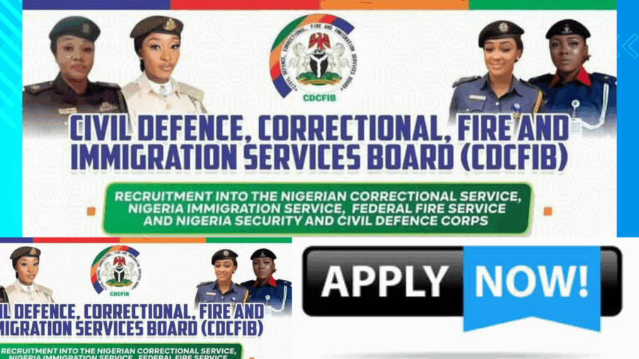 Nationwide Recruitment into Immigration, Fire, Civil Defence, and Correctional Services